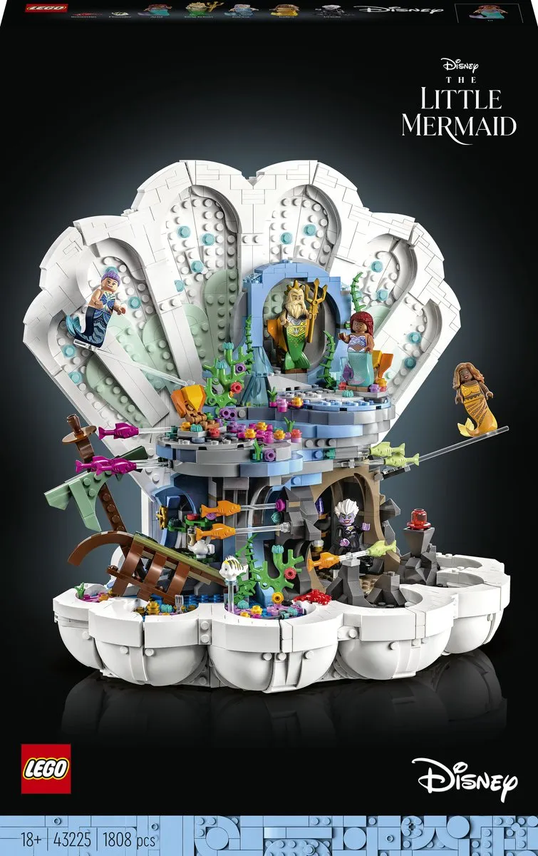 LEGO Disney De Kleine Zeemeermin Koninklijke Schelp 43225