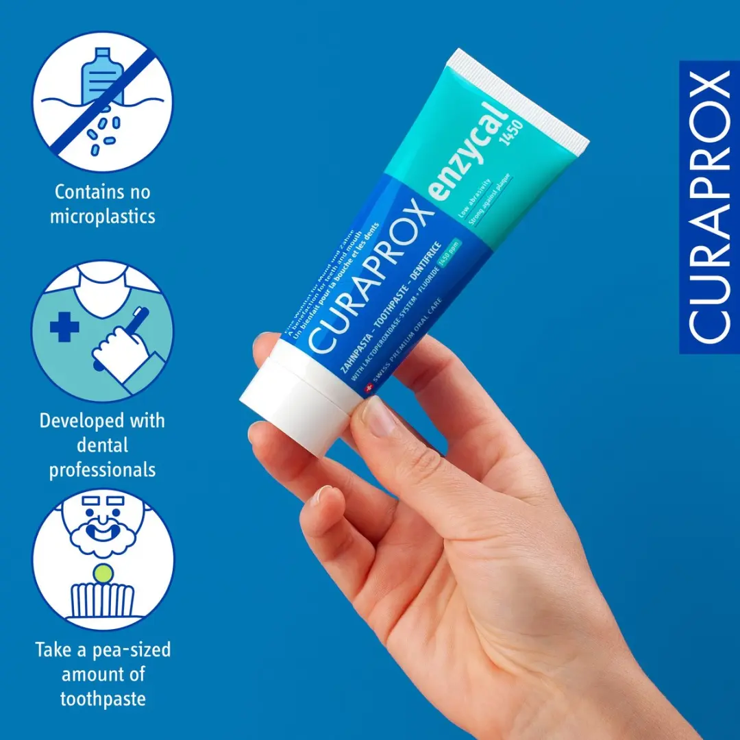 Curaprox Enzycal 1450 Tandpasta 75ml