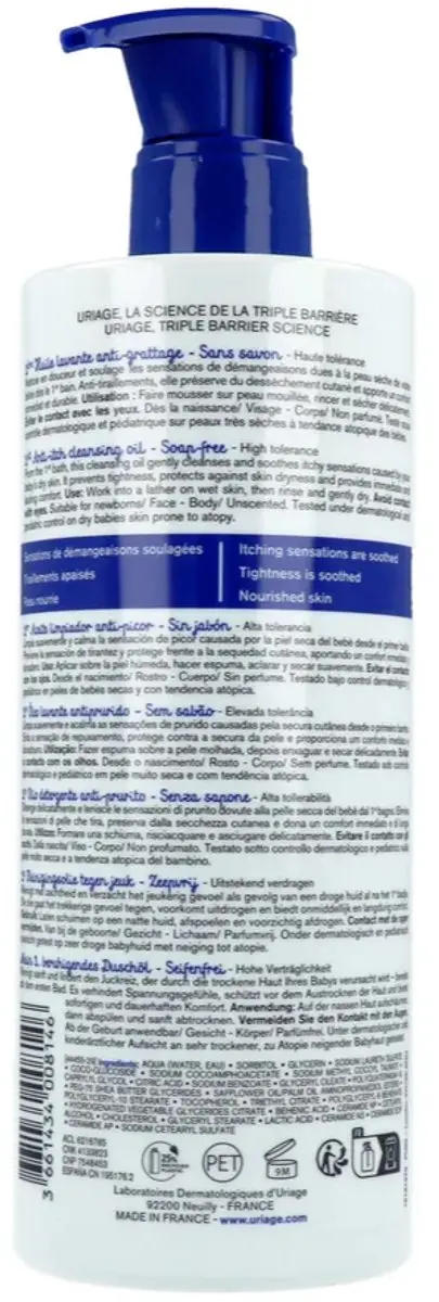 Uriage Eau Thermale Bébé Doucheolie 500ml