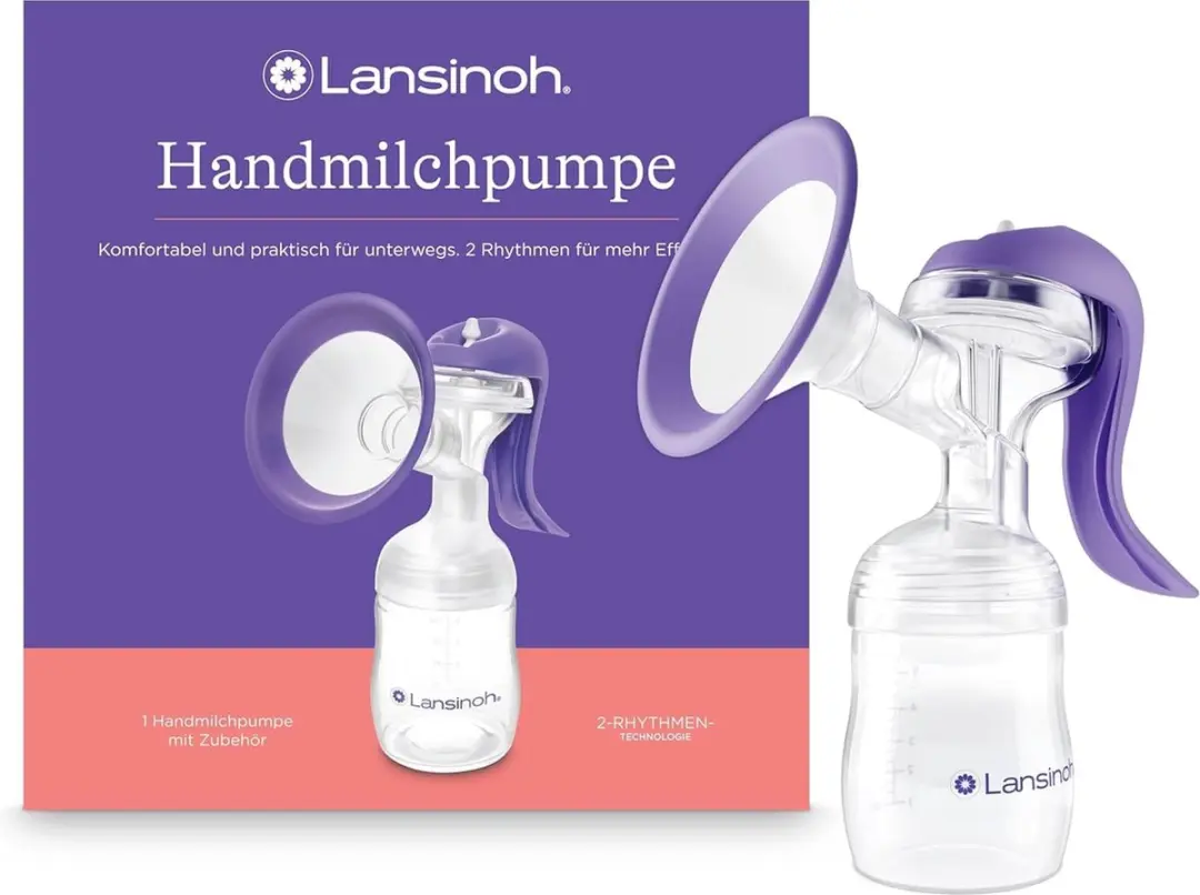 Lansinoh NaturalWave Handmatige Borstkolf - Paars