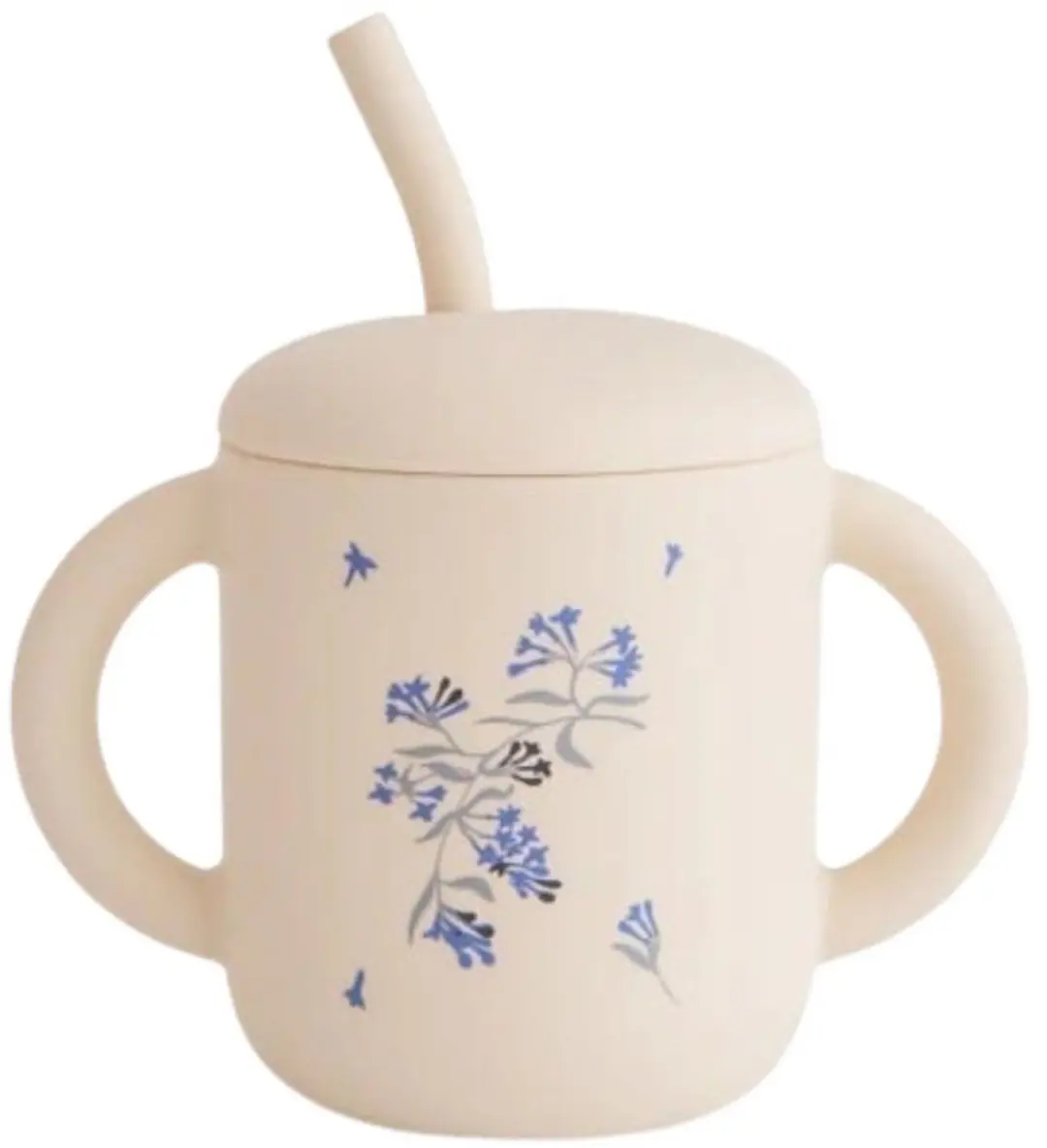 Mushie Training Drinkbeker Lilac Flowers 175ml