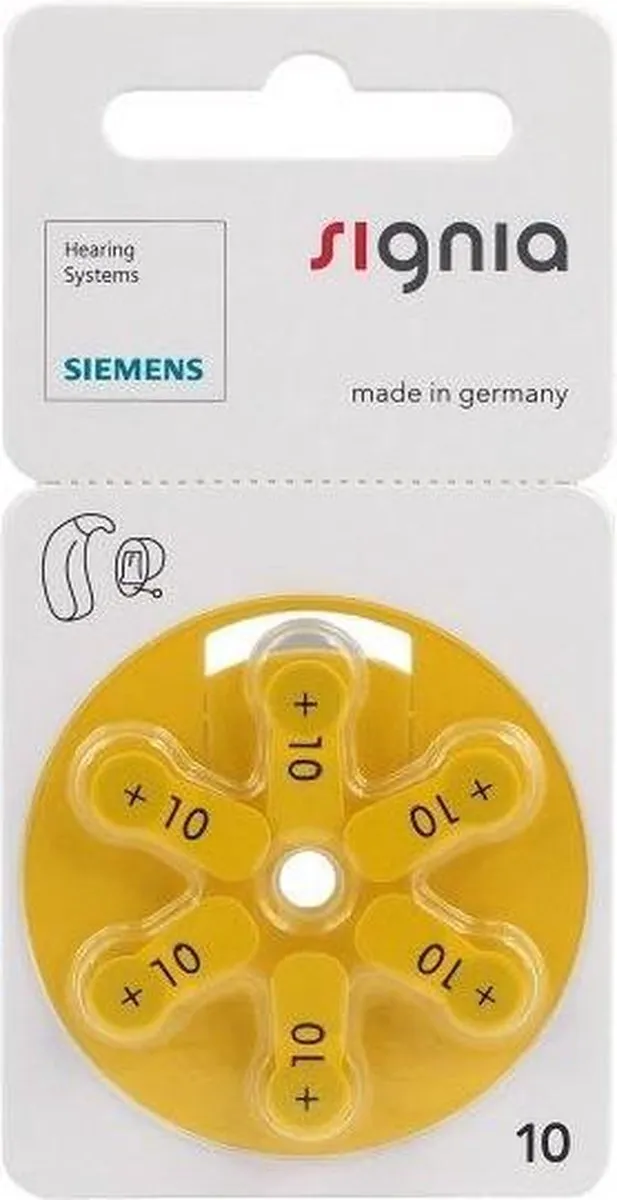 Siemens 10MF Knoopcelbatterijen - 6 Stuks