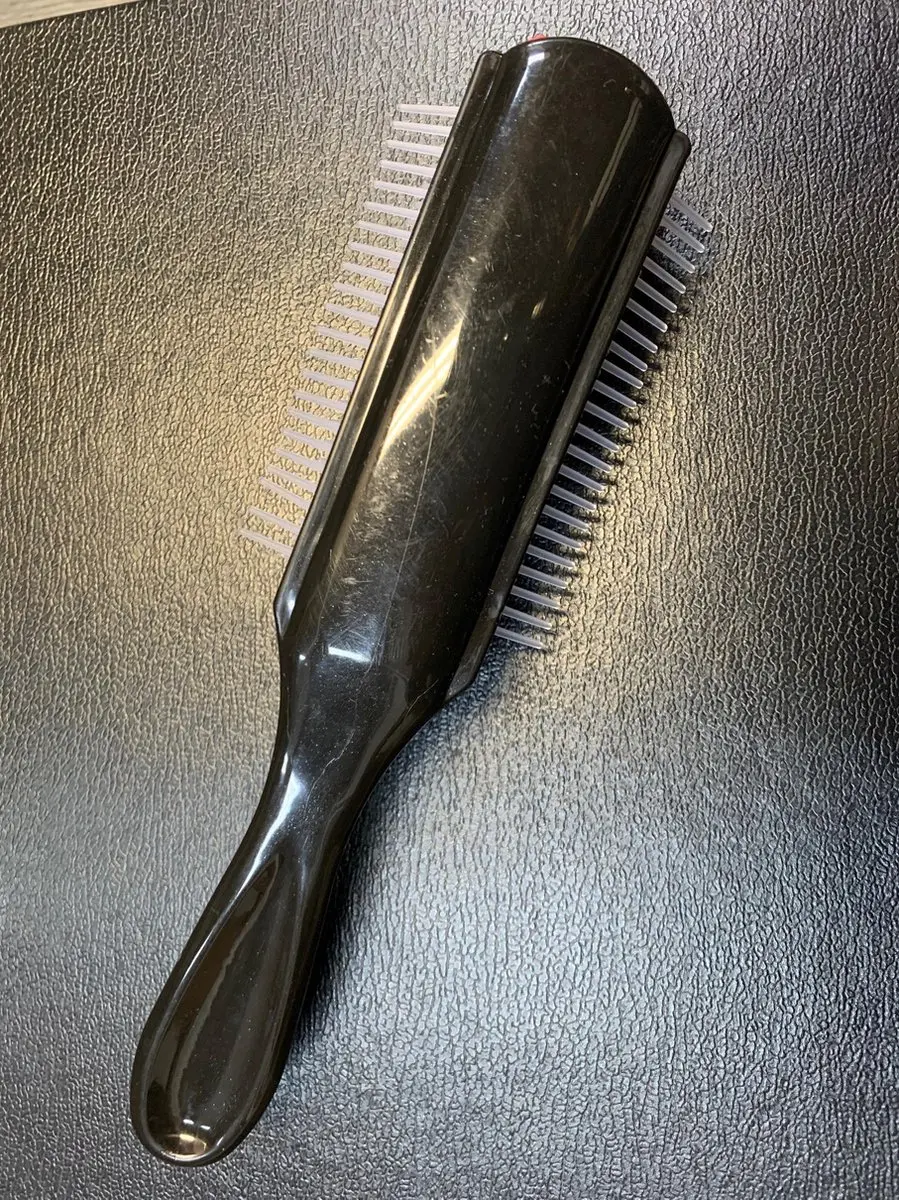 Denman D3 7 Row Haarborstel - Wit/Zwart