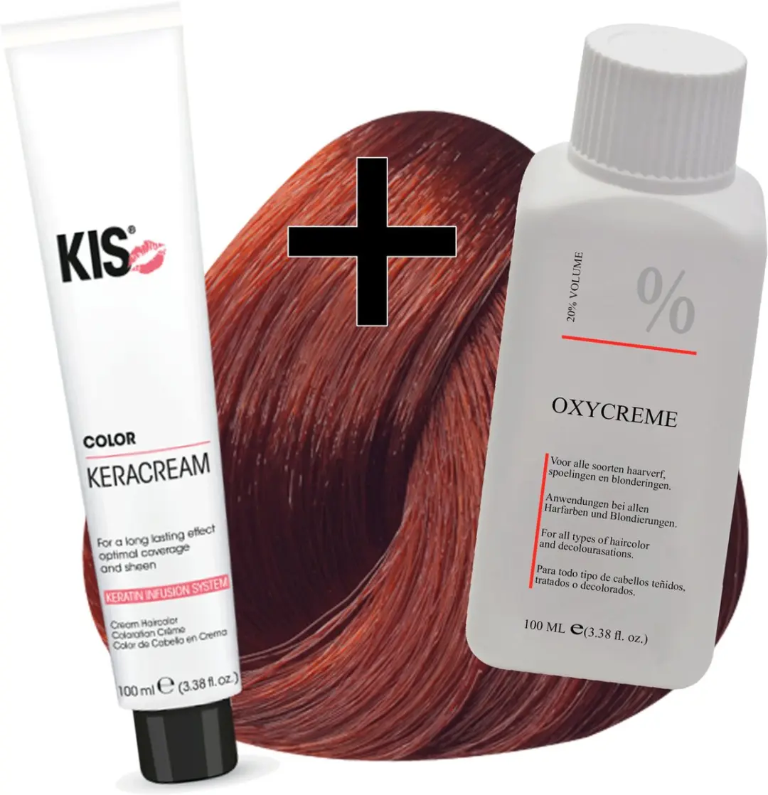 KIS Haarverfset 7RK Middel Rood Koper Blond 100ml