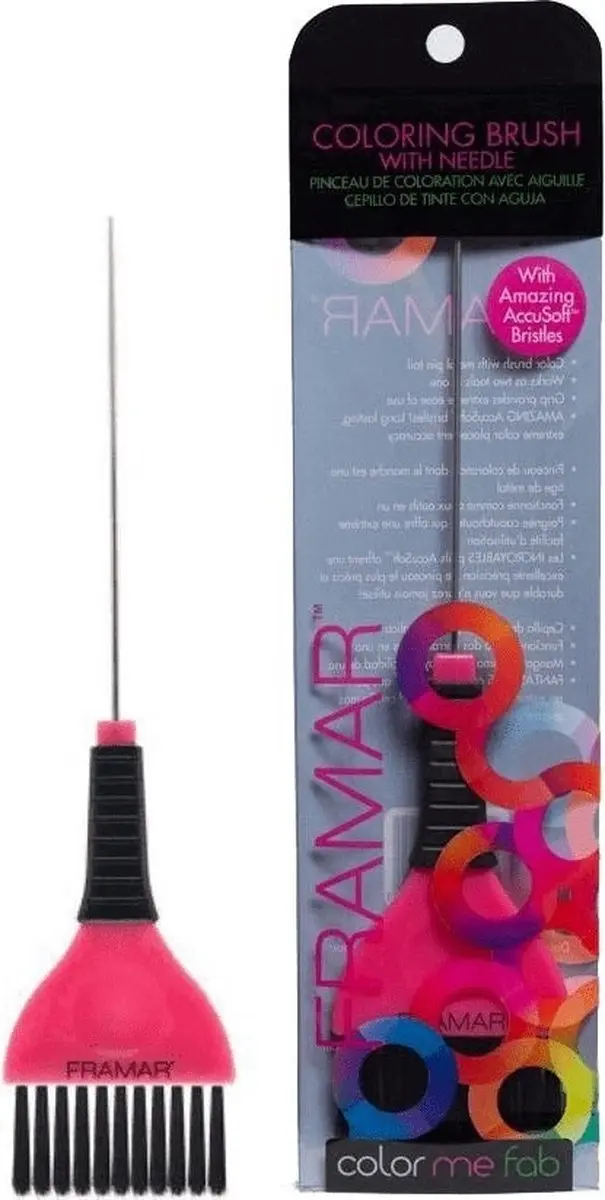 Framar Pin Tail Brush - Roze