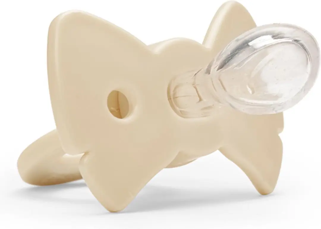 Elodie Binky Bow Fopspeen 3+ - Oatmeal