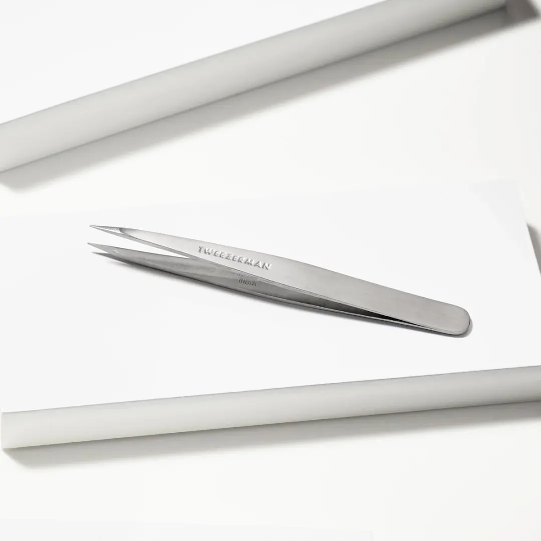 Tweezerman Point Pincet Classic - RVS - Zilver