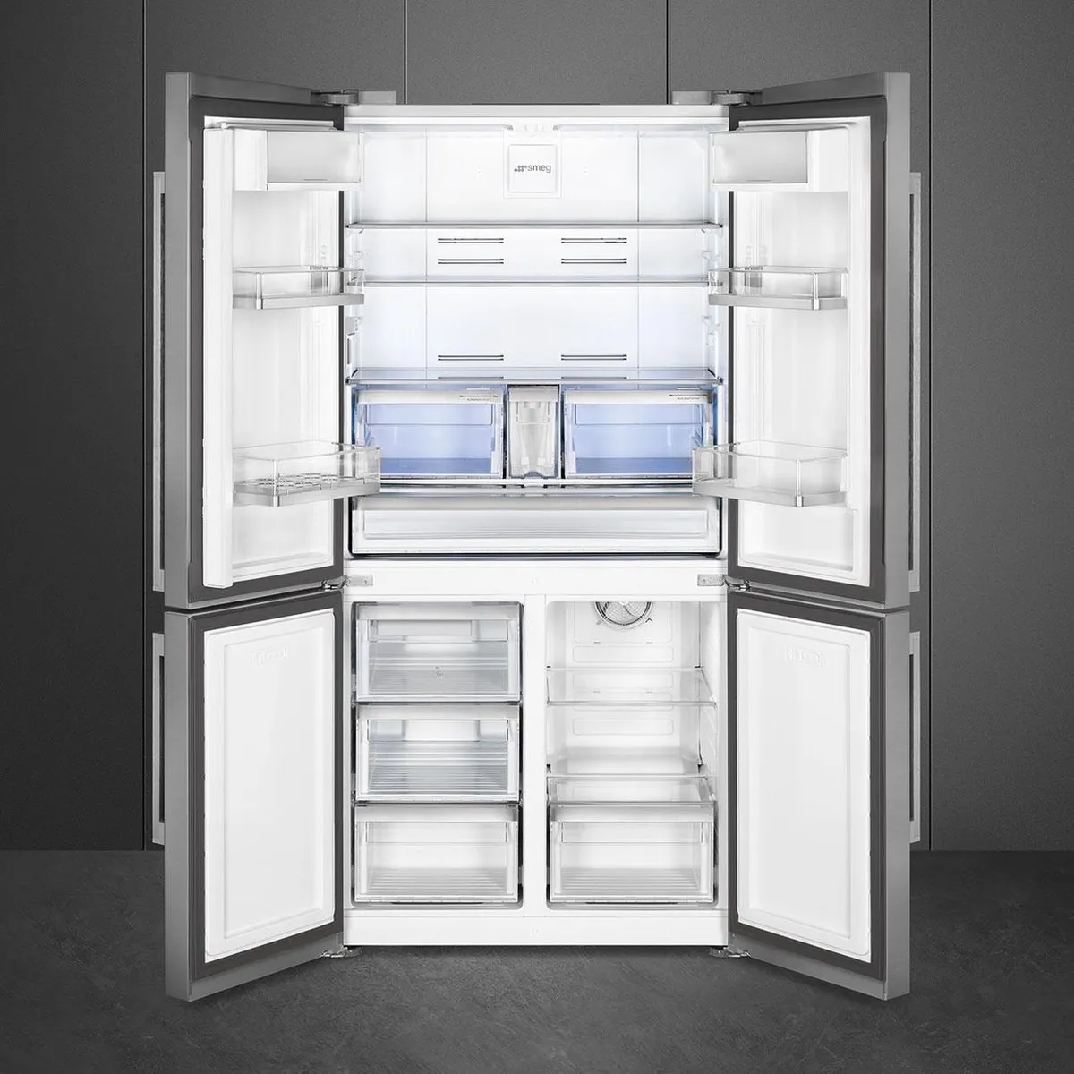 Smeg FQ60XDAIF Amerikaanse Koelkast Vrijstaand - 626L Roestvrijstaal