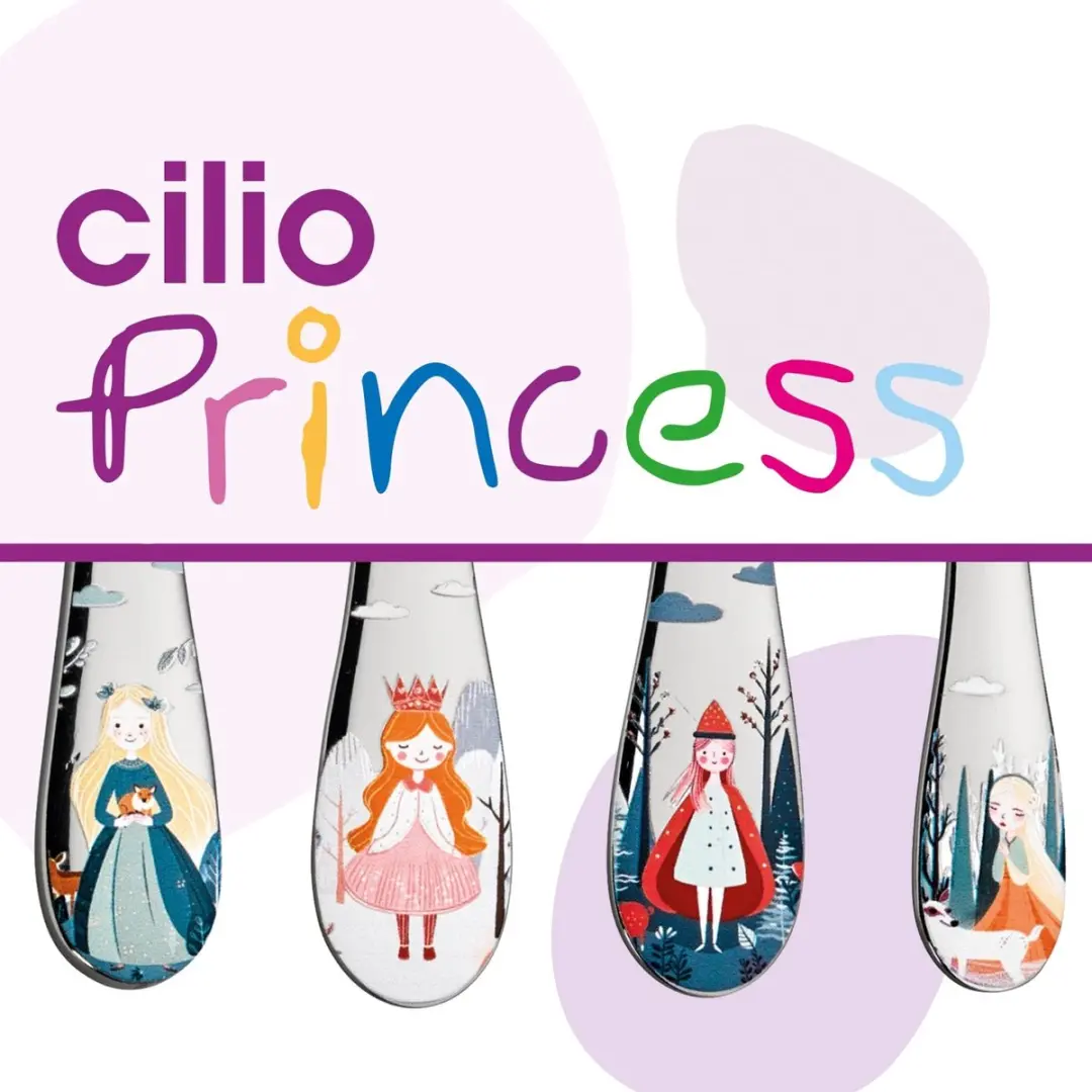 Cilio Kinderbestek Princess 4-delig - 4 Stuks