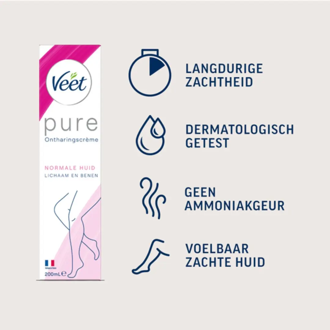 Veet Pure Ontharingscrème 200ml
