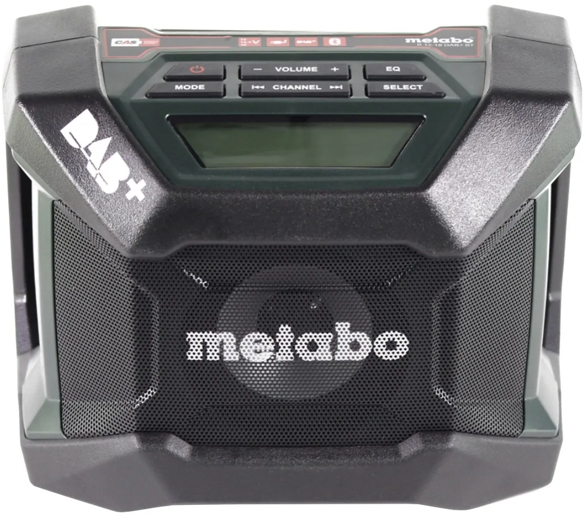 Metabo R 12-18 DAB+ BT Accu Bouwradio 600778850 - Groen/Zwart