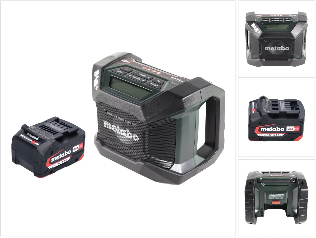 Metabo R 12-18 DAB+ BT Accu Bouwradio 600778850