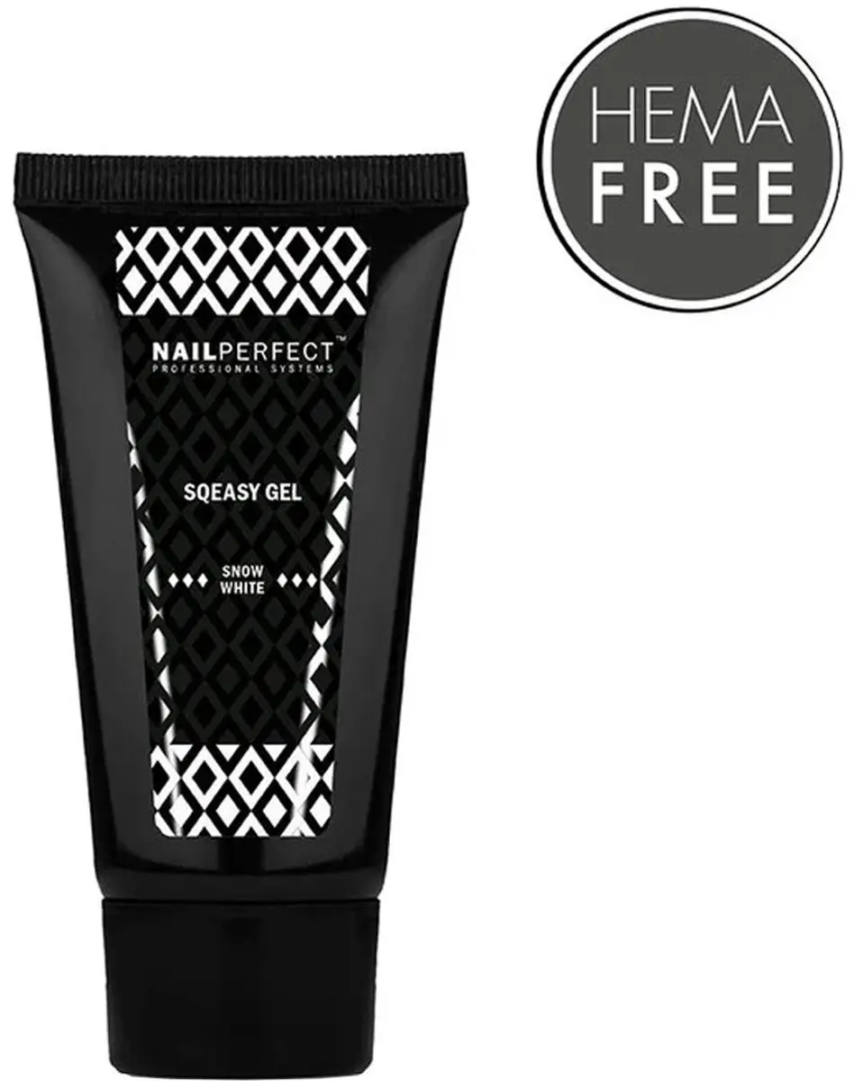 Nail Perfect Sqeasy Gel Snow White 60g