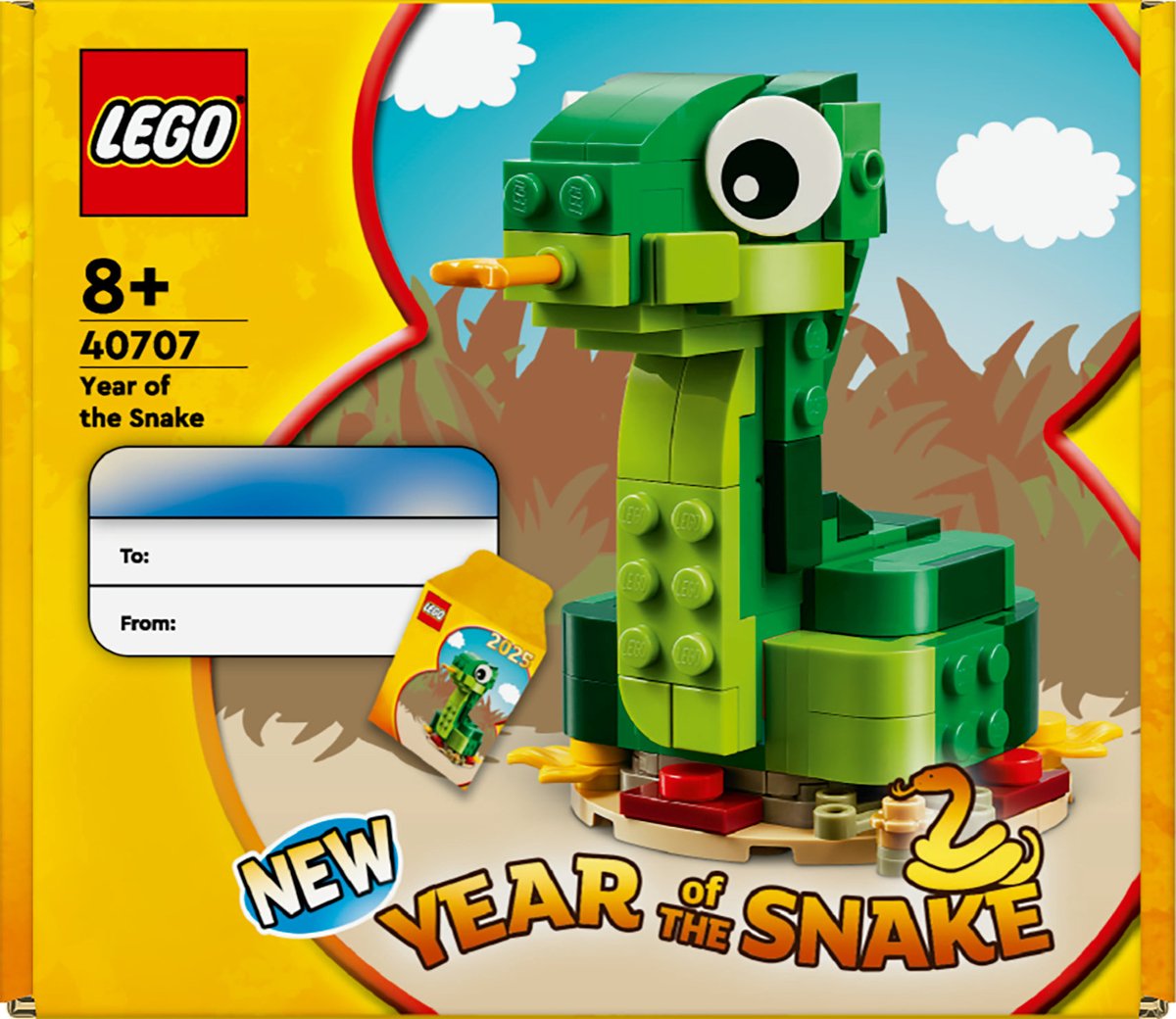 LEGO Chinees Nieuwjaar 40707 - Year of the Snake - Jaar van de Slang