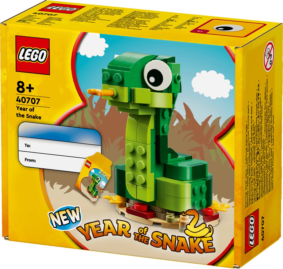 LEGO Chinees Nieuwjaar 40707 - Year of the Snake - Jaar van de Slang