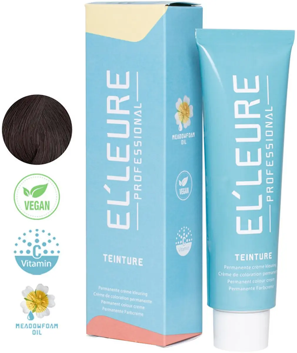 Elleure Haarverf Teinture 5.7 Licht Violetbruin 100ml