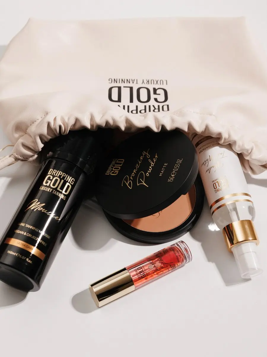 Sosu The Glow Edit Gift Set - Zelfbruiner Bronzer Lipolie Wonder Water Tas - 5 Stuks