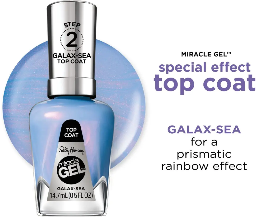 Sally Hansen Miracle Gel Toplaag Galax-Sea IV 15ml
