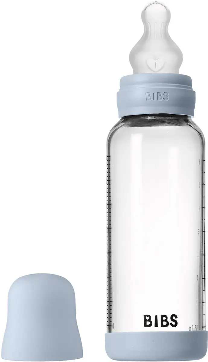 BIBS Glass Babyfles 240ml - Groen