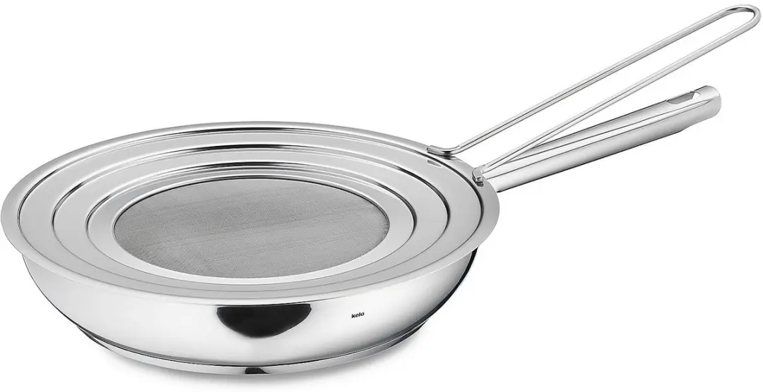 Kela Antispatdeksel Elvira 20-28cm - Zilver