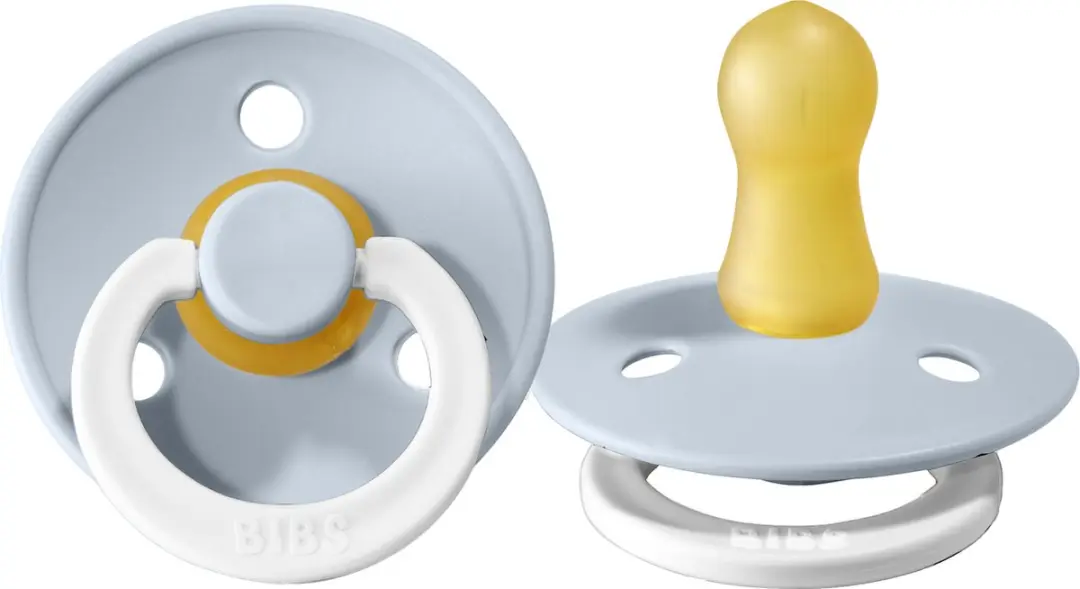 BIBS Fopspeen Glow Baby Blue