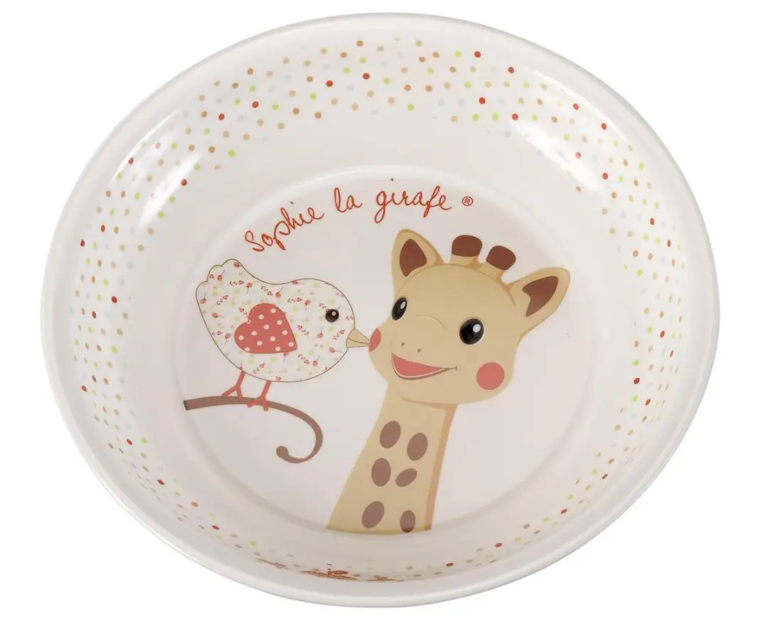 Sophie de Giraf Maaltijdset 5-delig - Beige/Rood