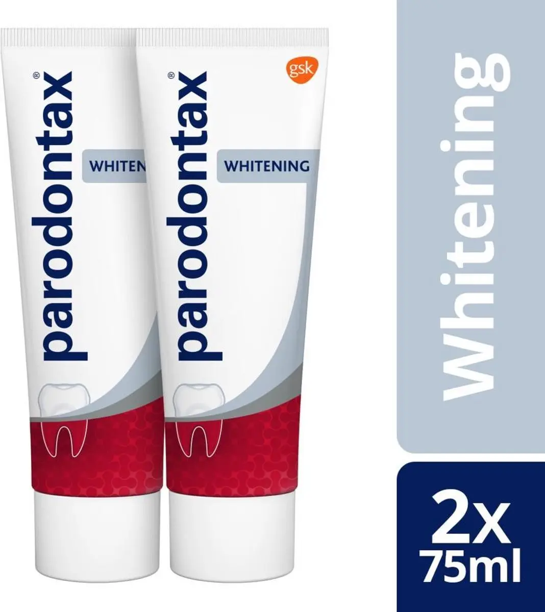 Parodontax Whitening Tandpasta 150ml - 2x75ml