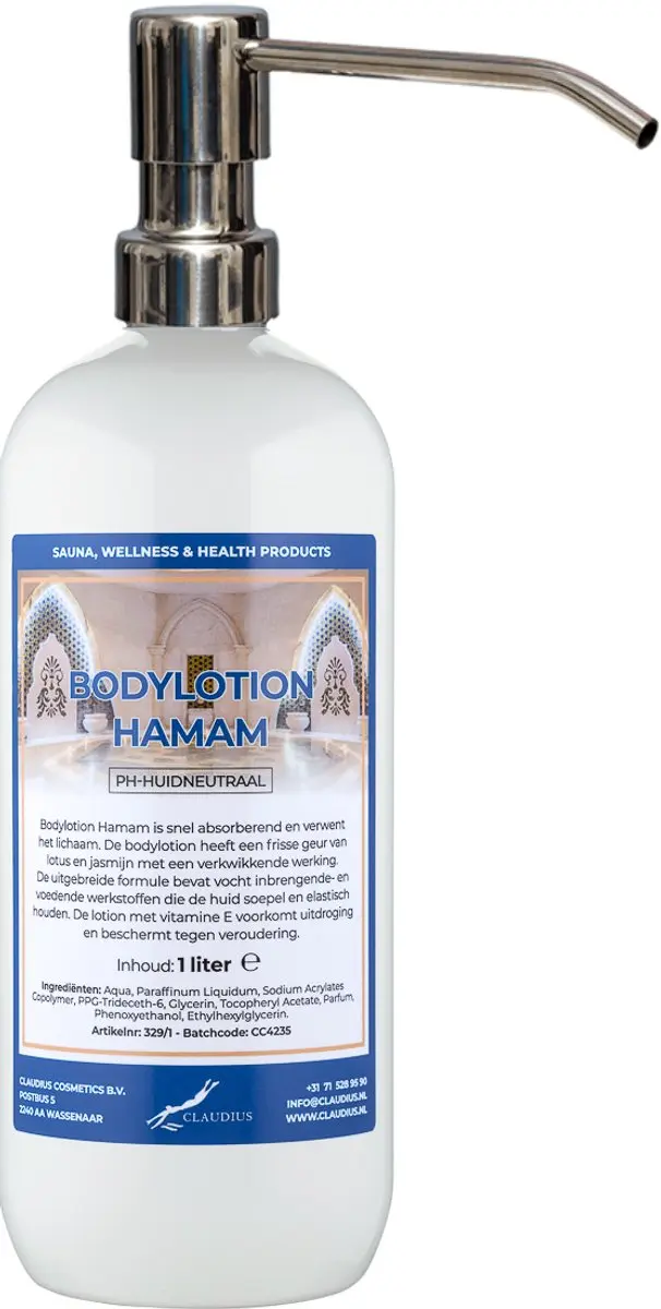 Splashbox Cosmetics Bodylotion Hamam 1L