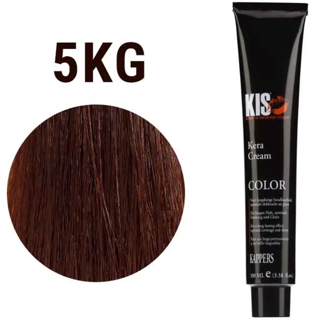 KIS Haarverf Donker Koper Goudbruin 5KG - Permanent Full Coverage