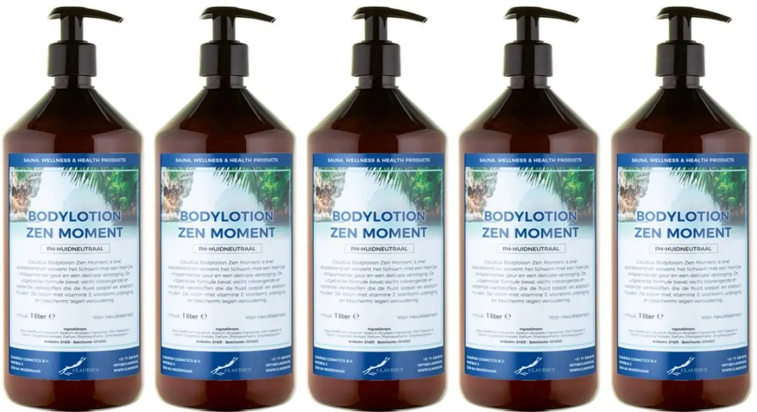 Splashbox Cosmetics Zen Moment Bodylotion 5L - 5 Stuks