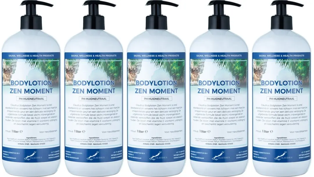 Splashbox Cosmetics Zen Moment Bodylotion 5L - 5 Stuks