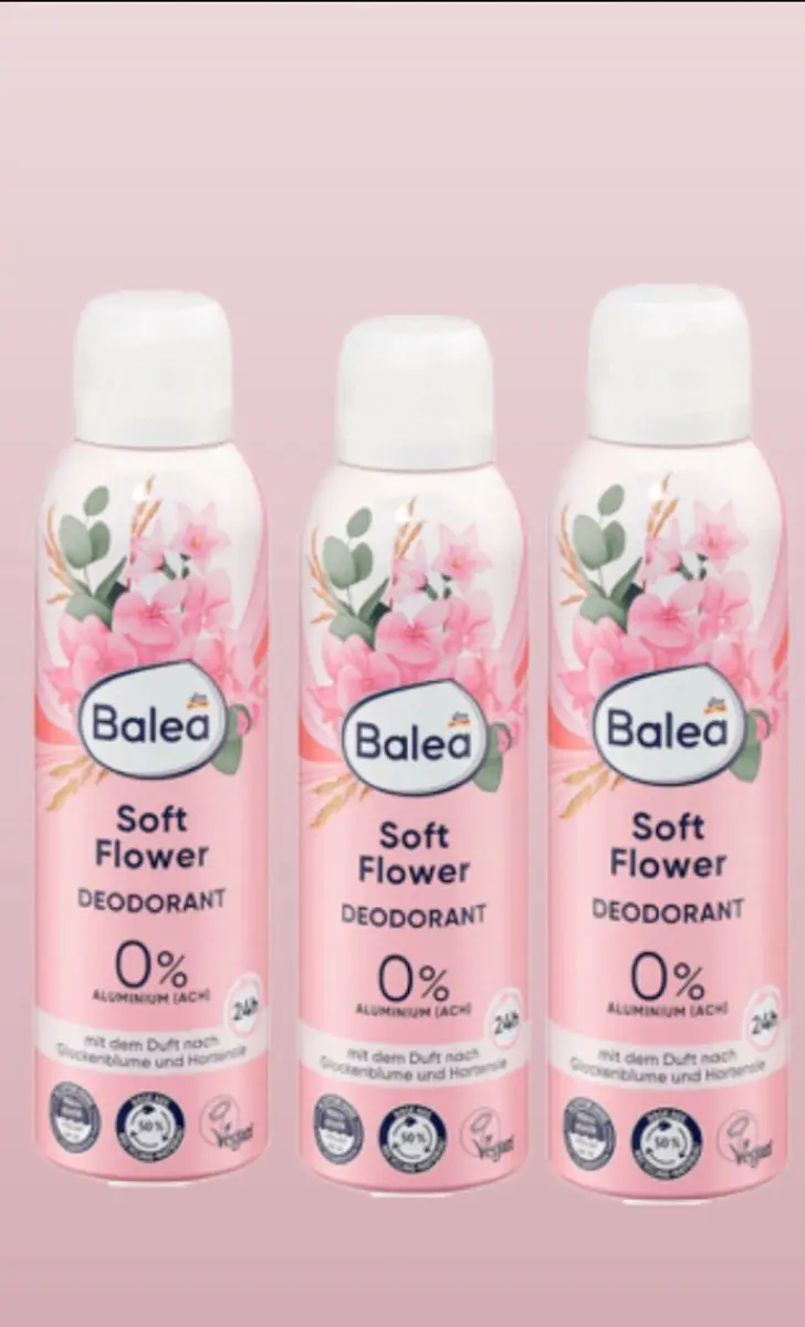 Balea Soft Flower Deo 3x200ml