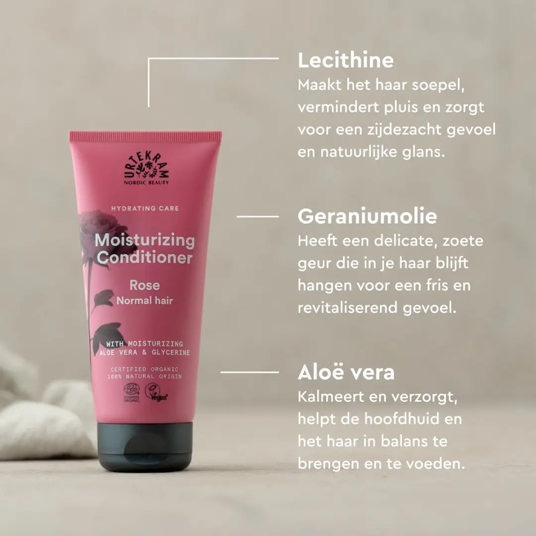 Urtekram Rozen Conditioner 180ml - 6 Stuks