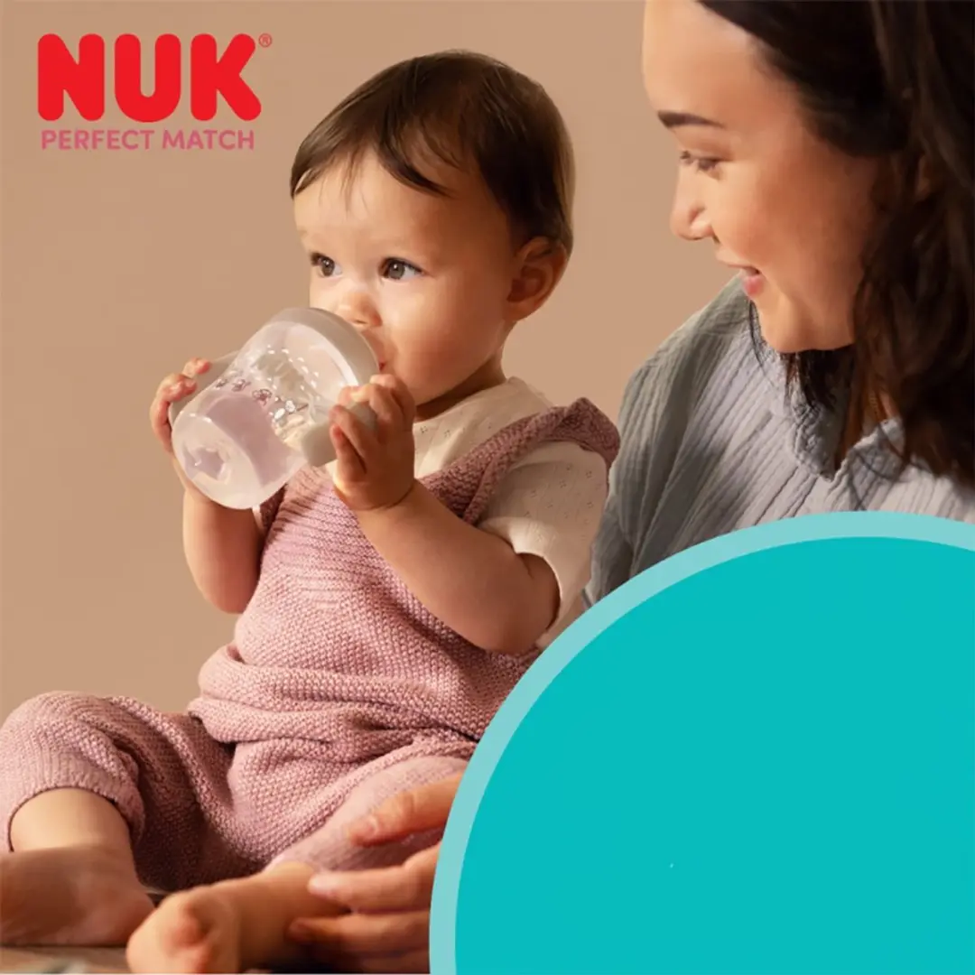 NUK Vervangend Rietje Siliconen 8+ Maanden - Wit