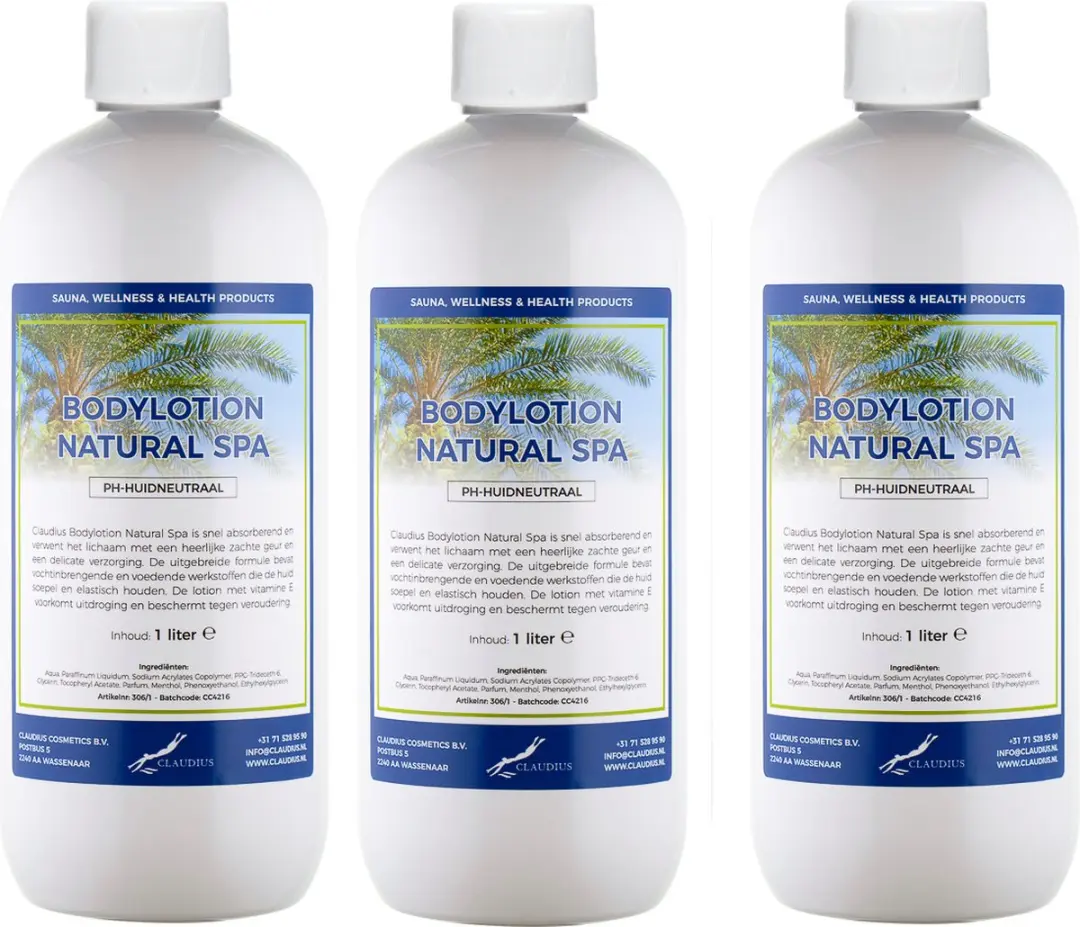Splashbox Cosmetics Bodylotion Natural Spa 1L
