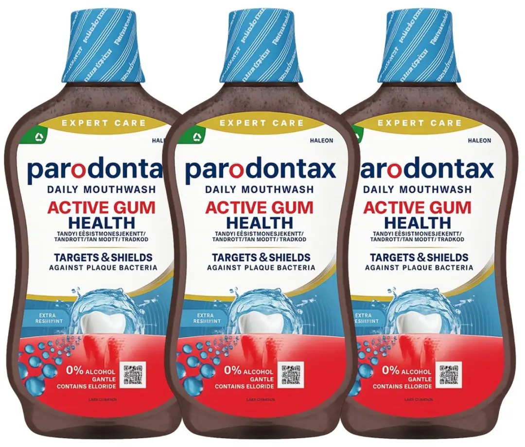 Parodontax Extra Fresh Mint Mondwater - 1500ml (3x500ml)