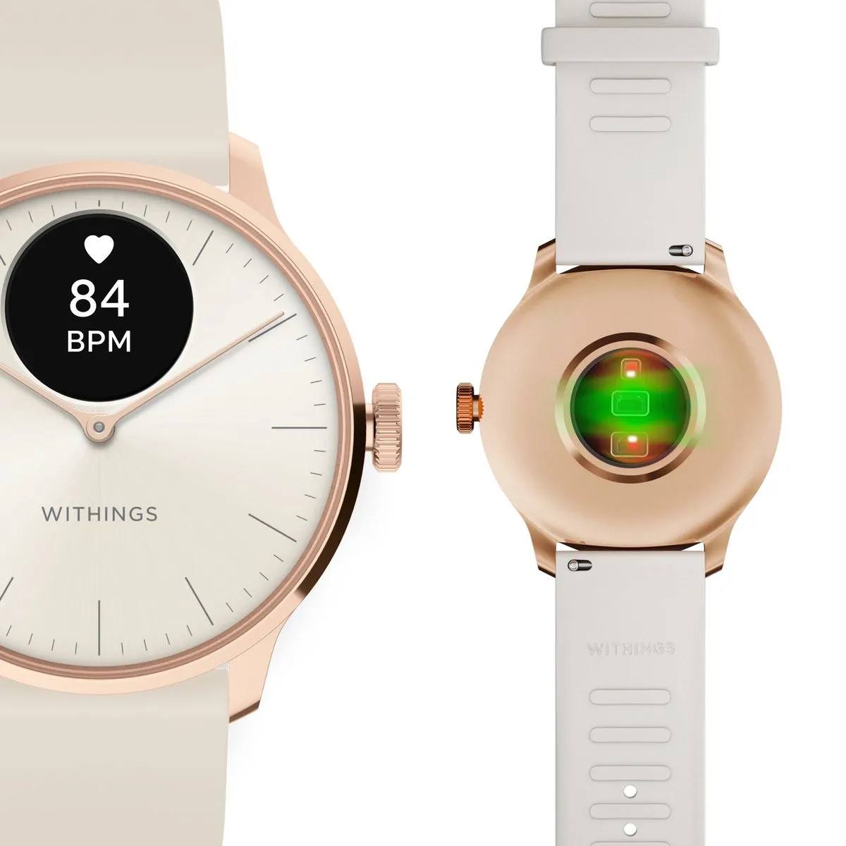 Withings ScanWatch Light - 37mm - Hybride Smartwatch - Zand