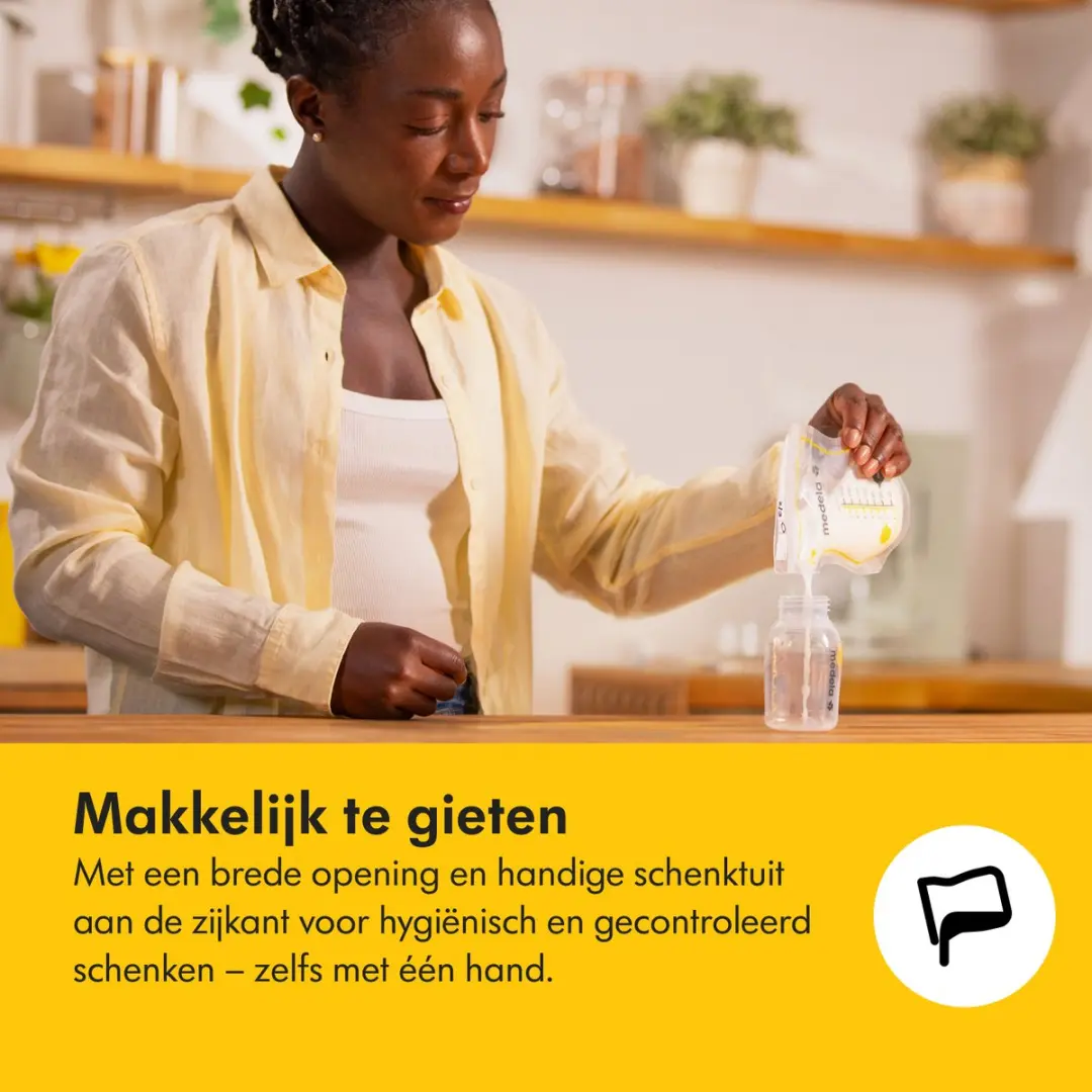 Medela Moedermelk Bewaarzakjes 100 Stuks - 210ml - Lekvrij