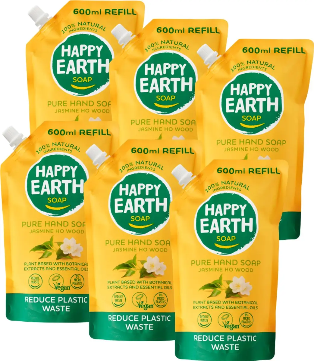 Happy Earth Handzeep Navulling Jasmine Ho Wood