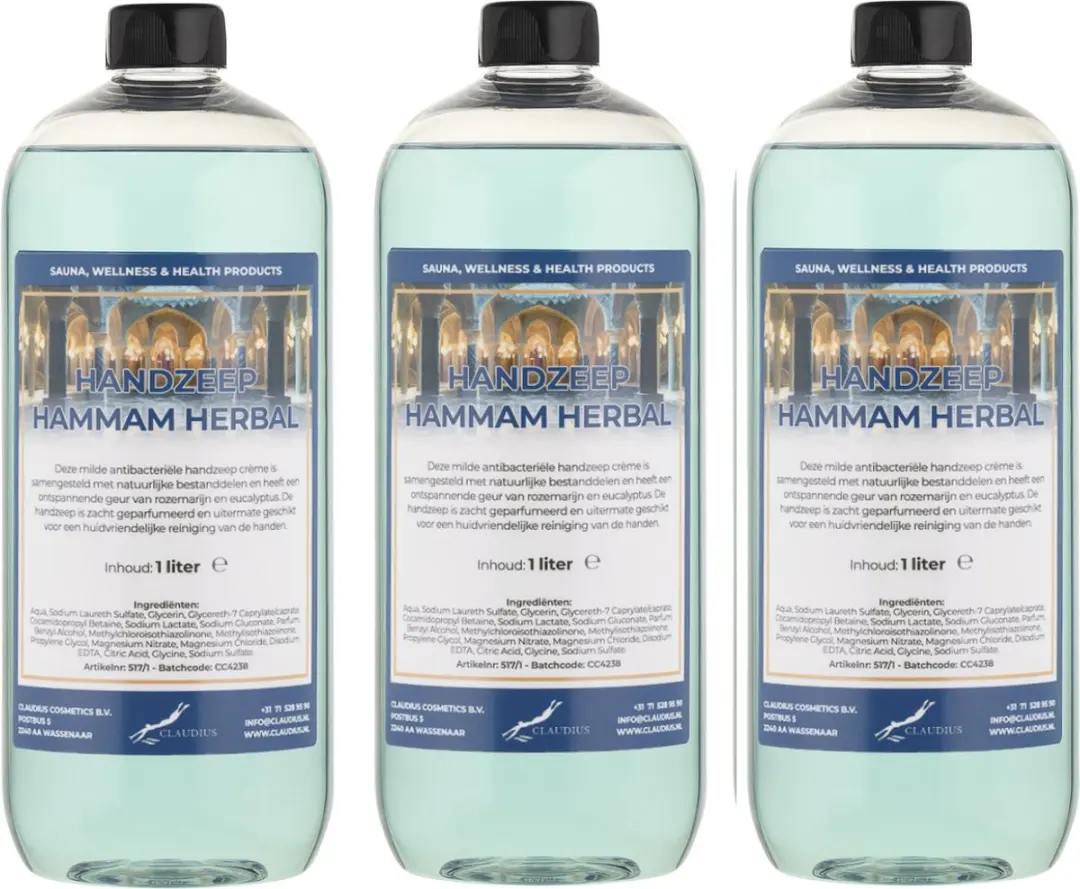 Splashbox Cosmetics Hammam Herbal Handzeep 1L