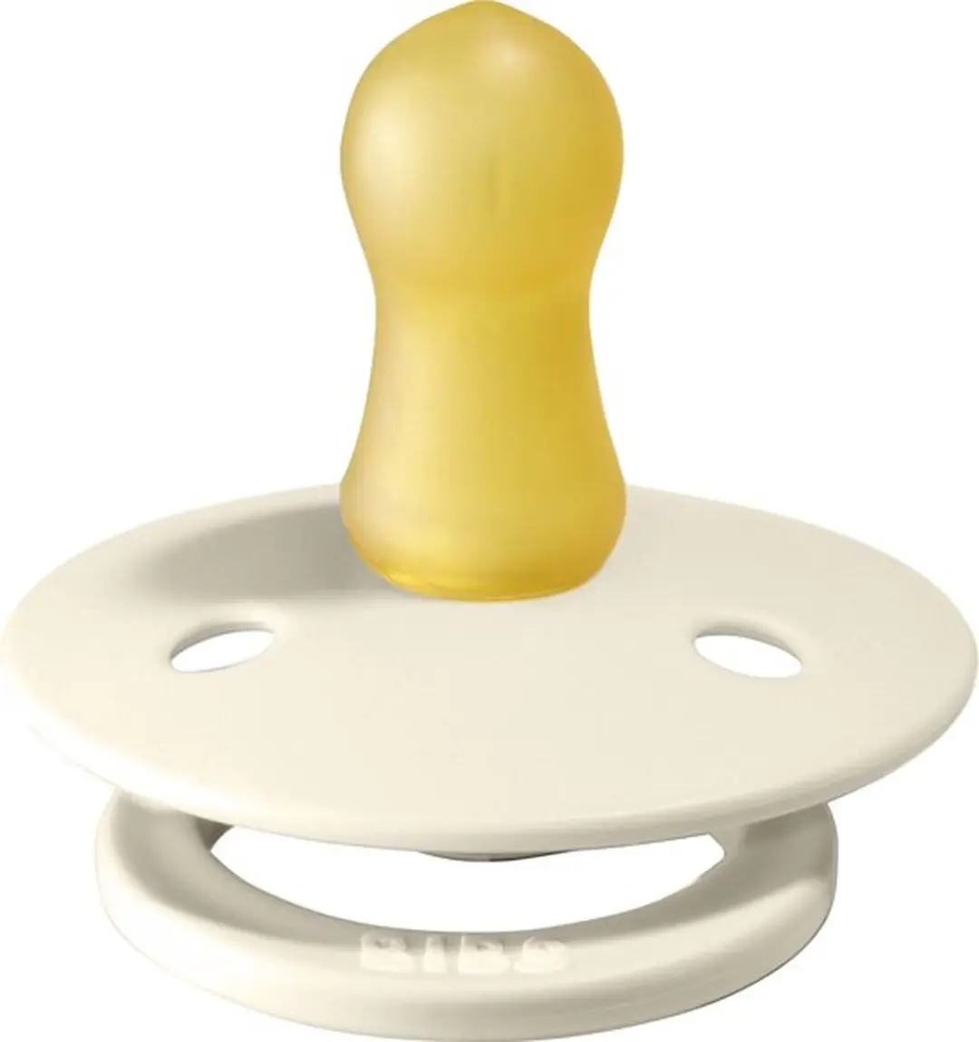 BIBS Colour Pacifier Maat 1 - 2 Stuks - Dark Oak/Ivory