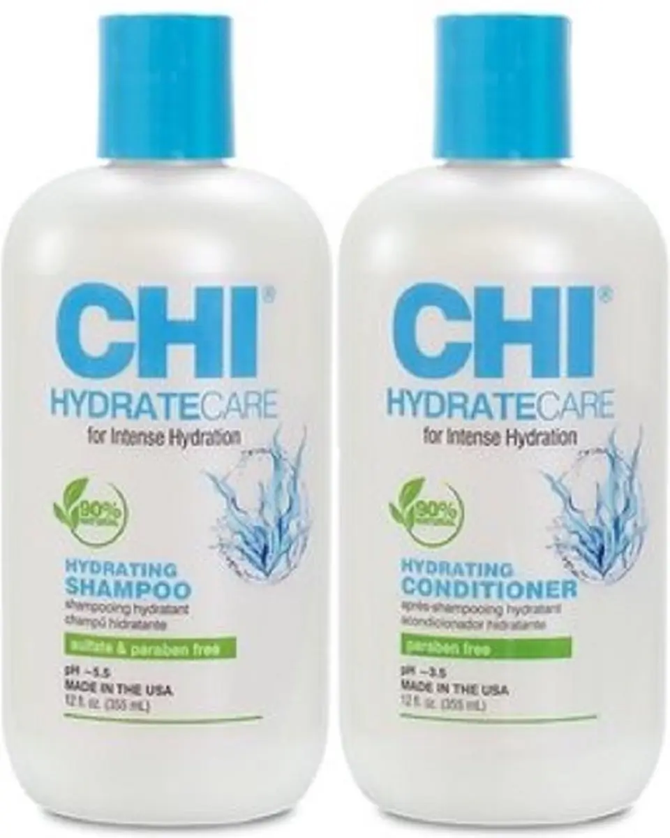 Chi Natural Life Duo Pack HydrateCare Shampoo & Conditioner 710ml