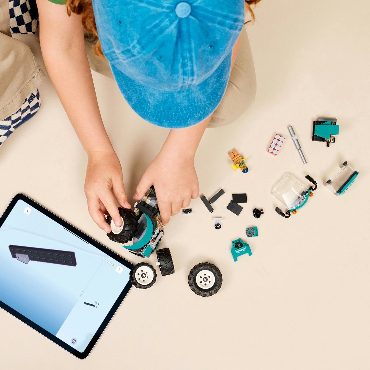 LEGO City tractor speelgoed bouwset voor kinderen - LEGO City 60498.