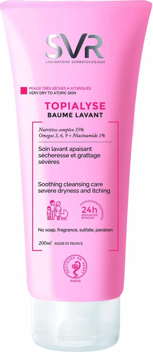 SVR Topialyse Schoonmaakster Vochtinbrengende Balsem 200ml