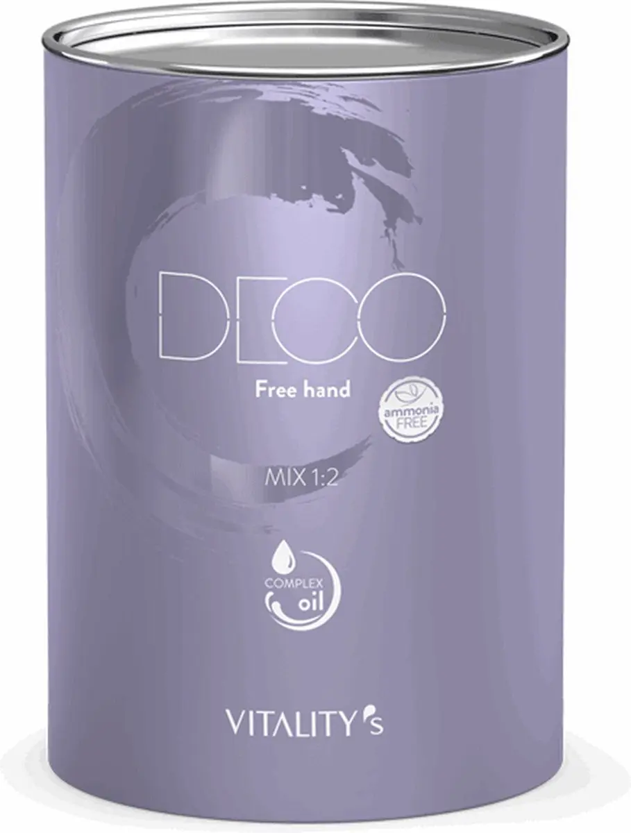 Vitality's Deco Free Hand 400g Permanent Haarkleuring