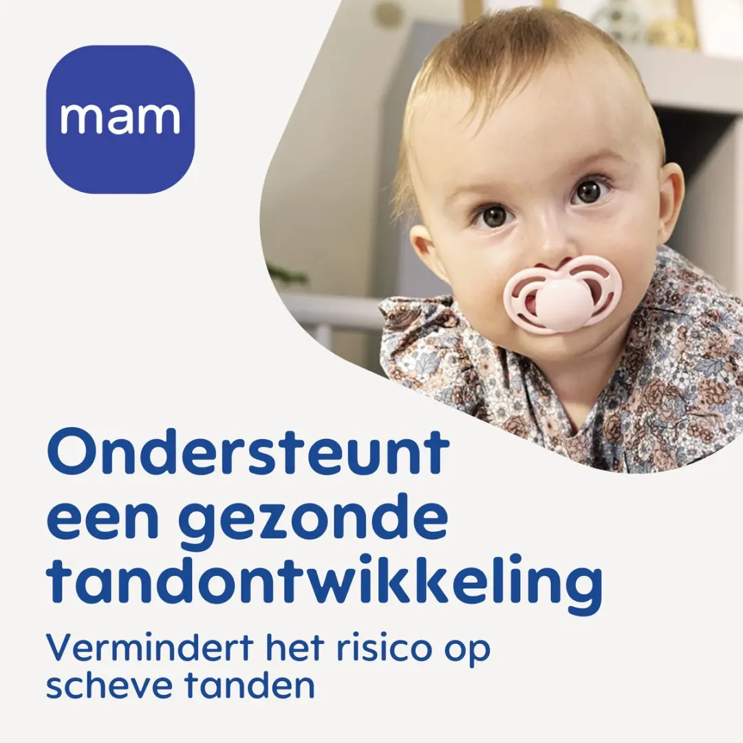 MAM Perfect Fopspeen Siliconen 18+ Maanden - Blauw - 2 Stuks