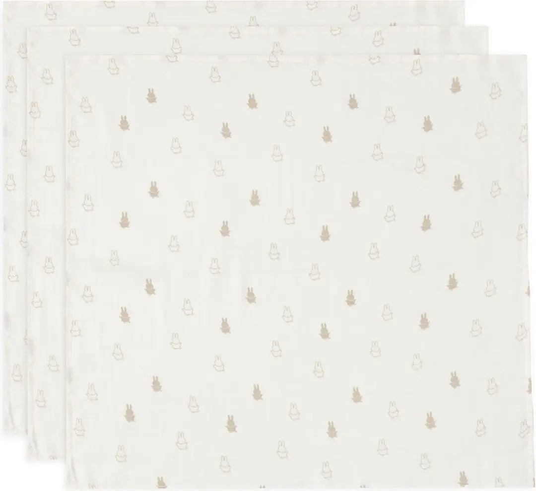 Jollein x Nijntje Hydrofiele Doek Small 70x70cm - 3 Stuks - afbeelding 6 van 6