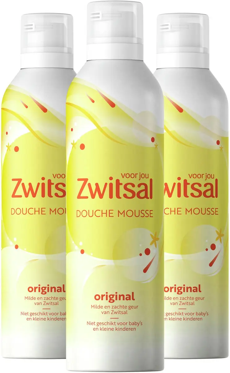 Zwitsal Voor Jou Douche Mousse Original 200ml - 3 Stuks