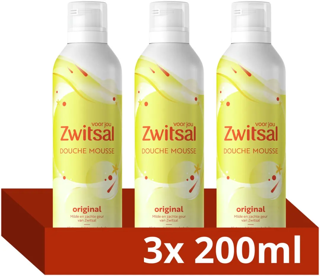 Zwitsal Voor Jou Douche Mousse Original 200ml
