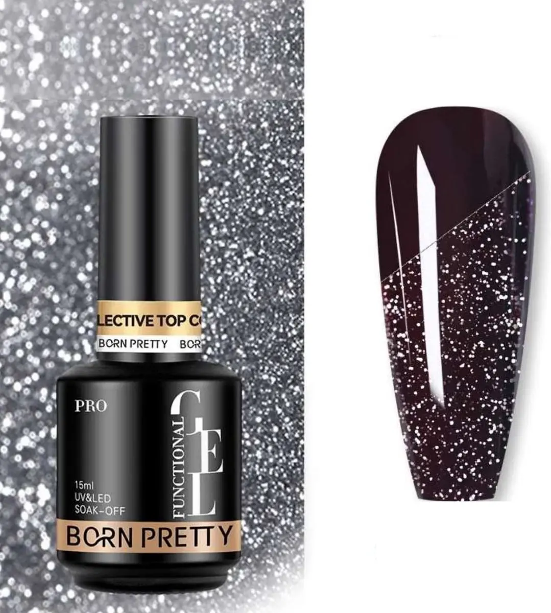 Born Pretty Topcoat Glitter 15ml